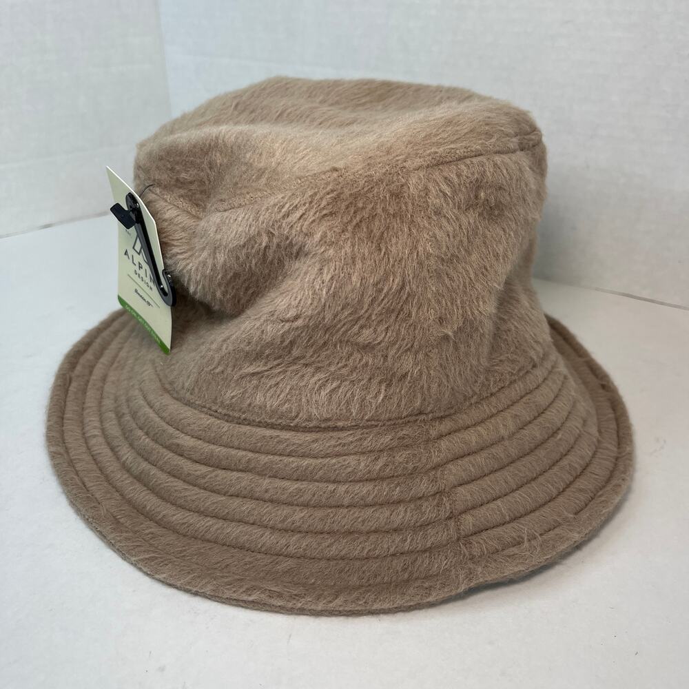 Alpine Design Women's Brushed Bucket Hat Taupe One Size